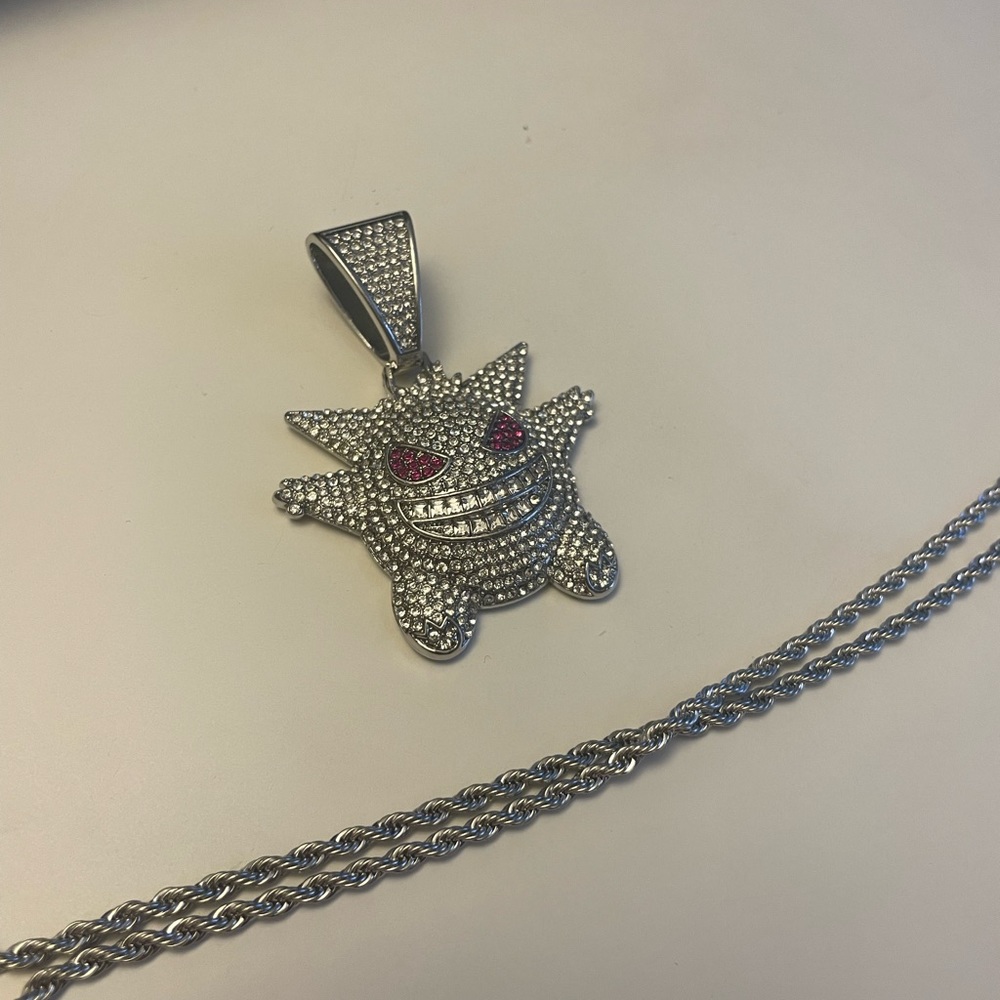 Gengar Iced Out Chain BRAND NEW - Picture 3 of 4